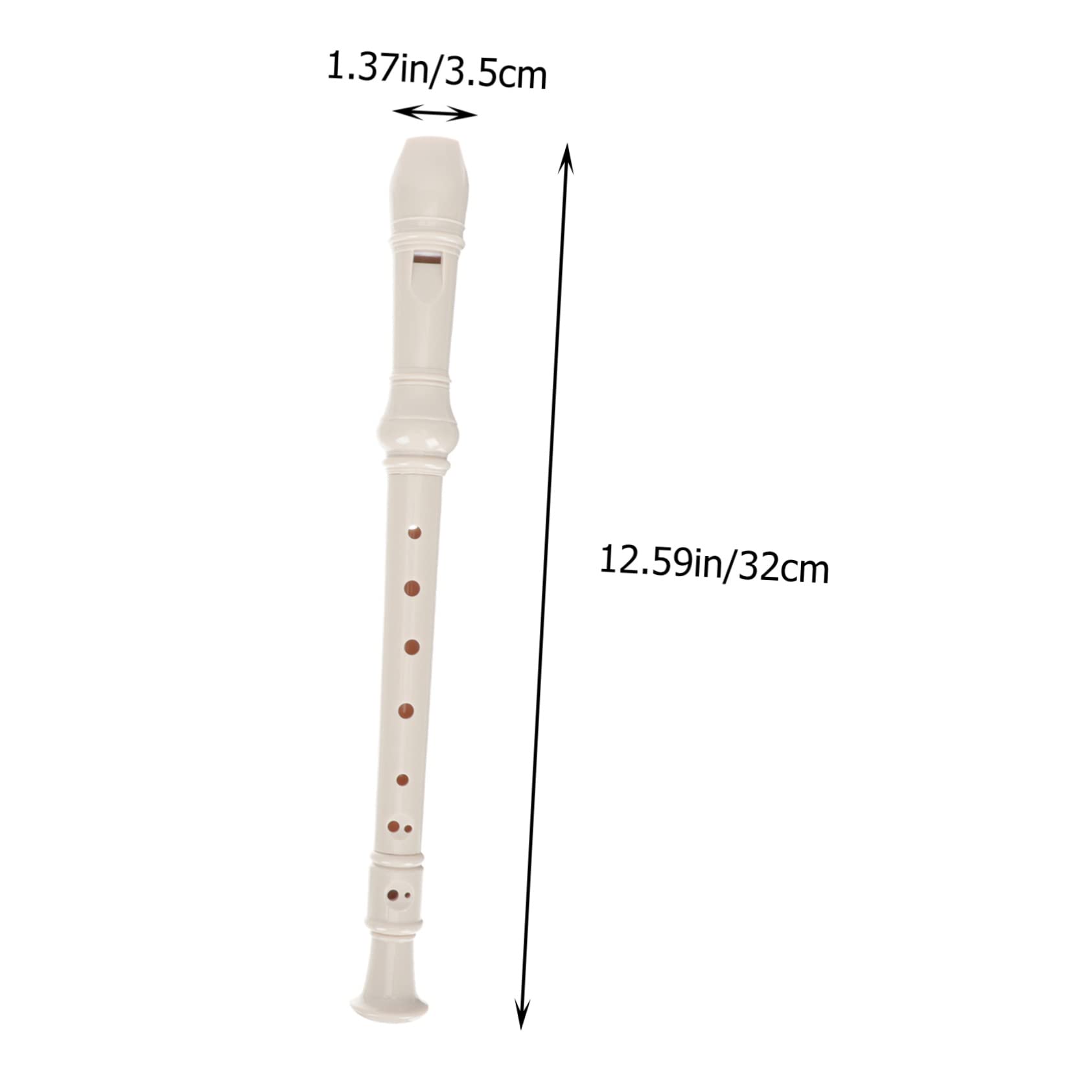 ERINGOGO Clarionet Boys and Girls Musical Instrument 8-hole Clarinet Wind Toy Soprano Recorder for Children Beginner Clarinet Professional Boys and Girls Instrument White