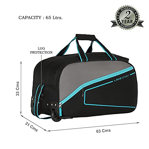 Image of Lavie Sport Large Wheel Duffel Bag | Luggage Bag | Travel Bag with Trolley