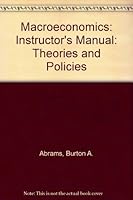 Title: Macroeconomics: Theories and Policies: Instructor' 039395210X Book Cover