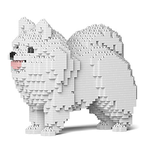 ポメラニアン・ダックス・マルチーズ・パグ・ヨーキー・シーズ虹色貝殻 Amazon.com: JEKCA Pomeranian 02S-M02 | Dog Plastic Building Blocks