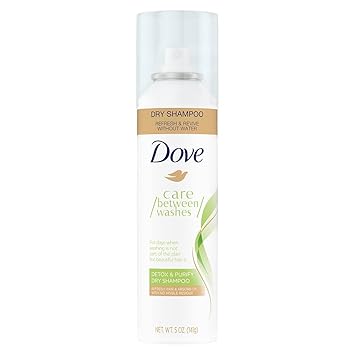 Dove Detox & Purify Dry Shampoo | Instant Refreshment |Revives & Absorbs Oil | No Visible Residue | Fresh Hair 141gms