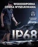 SUNPOW wykrywacz metali 2025 – 5 trybów dla dorosłych, pinpointer, wodoodporna cewka IP68 30 cm, 2× wyświetlacz HD-LCD, chip DSP, regulowany trzpień, spiralna konstrukcja, kompletny zestaw