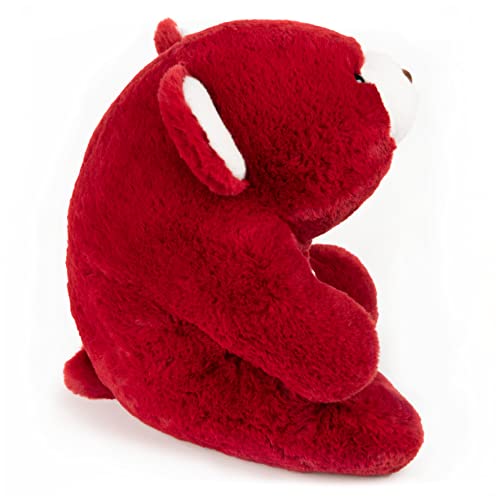 GUND Snuffles Teddy Bear Limited Edition 40th Anniversary Plush Stuffed Animal, Ruby Red, 13” - Image 3