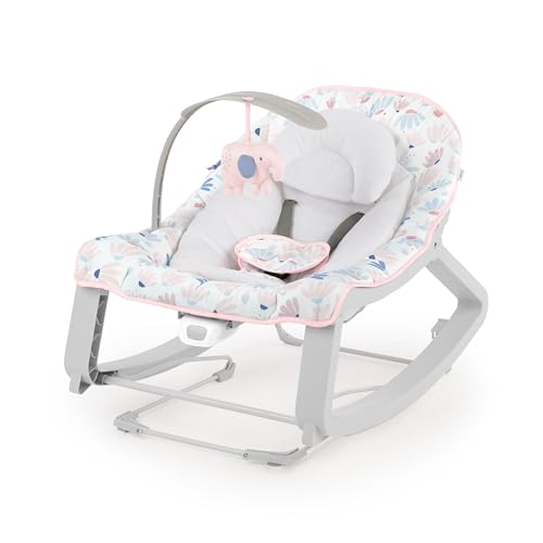 Ingenuity Keep Cozy 3-in-1 Grow with Me Vibrating Baby Bouncer Seat & Infant to Toddler Rocker,...