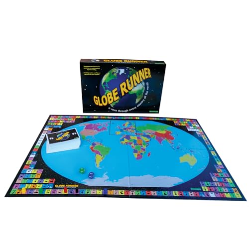 Wild Card Games GLOBE RUNNER – Educational Family Board Game for 2-6 Players, Ages 9+, Travels Through Every Country - Image 2