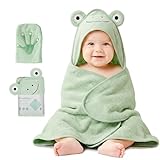 ULTRA-ABSORBANT ET HAUTE QUALITÉ – Notre serviette à séchage rapide absorbe l'humidité instantanément pour aider bébé à réguler sa température corporelle. Très résistante et lavable en machine, elle conserve sa forme et sa douceur incroyable même après de nombreux lavages quotidiens.
