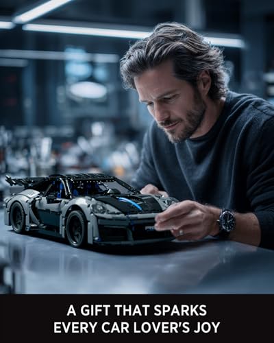 Image of Nifeliz Sports Car Stinger RS Model Toy, Collectible Building Toy for Adults, Display Model Set and Gift for Car Enthusiasts (2,362 PCS, NF10328)