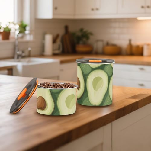 Contenedor de Almacenaje de Café Avocado Acero Inoxidable miniatura 7