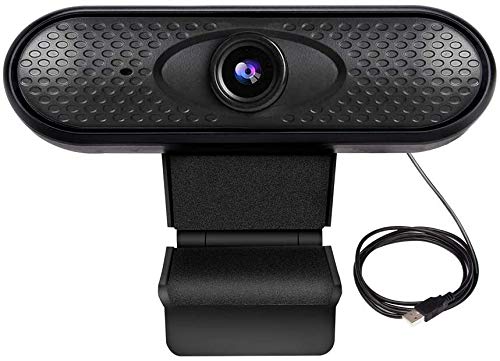 Webcam PC,Guiseapue Webcam Portátil full HD 1080P con Micrófono,USB Webcam,Para la enseñanza en Línea Juegos Conferencias Trabajo Conferencias
