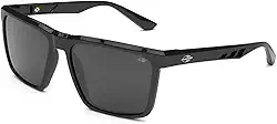 Óculos de Sol Masculino Mormaii Madri Preto Brilho L. Cinza