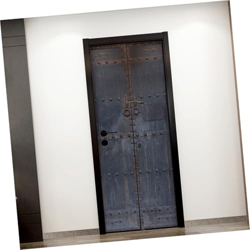 Autocollants de porte amovibles 3D décoration intérieure PVC sans résidu format S
