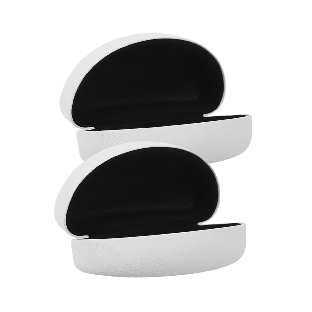 FOMIYES 10 Pezzi Custodia Per Occhiali Da Sole Astuccio Occhiali Da Sole a Conchiglia Grandi Bicchieri Caso Classico Custodia Rigida Per Occhiali Da Sole Contenitori Per Occhiali Pu Bianca
