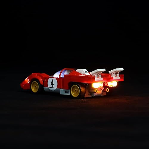 Vista 18 de Kyglaring Kit de iluminación LED diseñado para Lego Mercedes-AMG F1 W12 E Performance y Mercedes-AMG Project One 76909 Kit de construcción