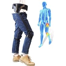 Power Walking Aid, Exoskeleton Assistance for Walking, 3 Level Adjustable Strength Body Power Walking Aids, Lower Limb Rehab Support for Elderly and Limited Mobility,L