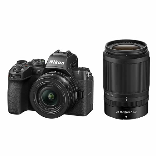 Nikon Hybride KIT Z 50II + Z DX 16-50mm VR + Z DX 50-250mm VR, capteur APS-C 20,9 MP, vidéo 4K jusqu&rsquo;à 30 i/s, écran Tactile et orientable, viseur Lumineux