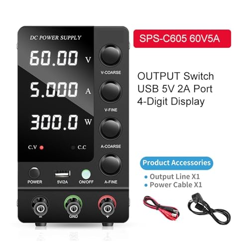 Alimentation 30V 10A avec tension variable AC 110V haute précision