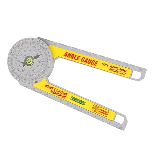 VILLCASE Stainless Steel Angle Ruler Degree Measuring Tool for Woodworking Miter Joint Precision Square Carpenter Ruler