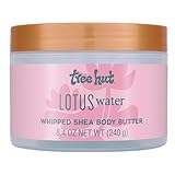 Tree Hut Lotus Water Whipped Shea Body Butter, Long-lasting Hydration Leaves Skin Feeling Soft & Moisturized, Lightweight, Nourishing Essential Body Care, 8.4 fl oz