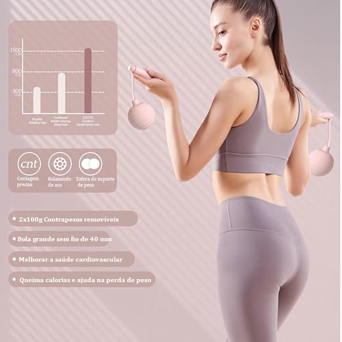 Corda de Pular Sem Fio, Pula Corda, Corda de Pular Sem Fio com Contador, Corda Pular, Pular Corda, C