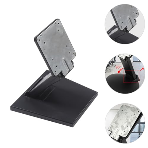 Support écran PC fer socle compact et robuste de niveau professionnel - 5