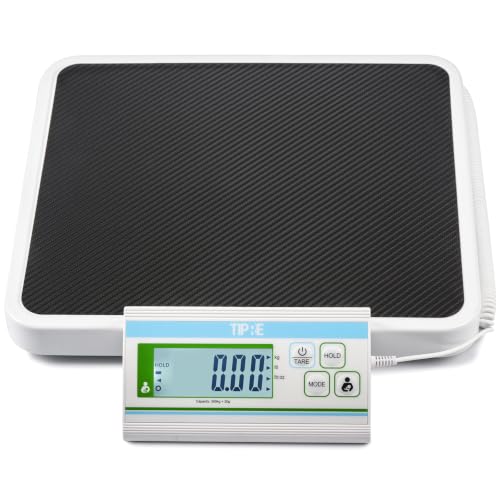 Image of TIPRE Medical Grade Floor Scale Professional Physician Scale 660lb Wrestling Scale for Body Weight Bariatric Scale Heavy Duty Easy to Read Separate Display Screen for Home, Hospital & Physician Use