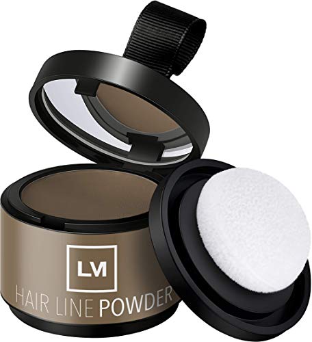 LEON MIGUEL® HAIR LINE POWDER - Concealer/Ansatzpuder - 4g | Haarverdichtung und Haarauffüller durch Shadow Make-Up | Wasserfest (Blond)