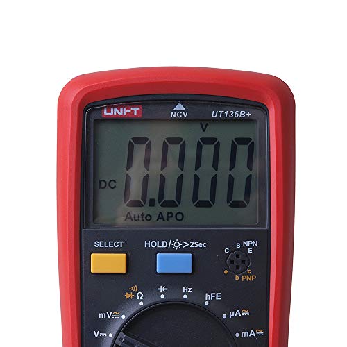 Image of UNI-T UT136B+ Auto Range Digital Multimeter AC /DC Resistance Frequency Test Meter