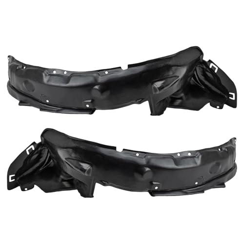 Image of TRQ Front Inner Fender Liner Set Compatible with 1992-1995 Honda Civic HO1248102 HO1249102