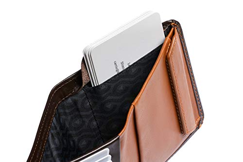 Bellroy Coin Wallet (Slim Coin Wallet, Bifold Leather Design, Holds 4-8 Cards, Magnetic Closure Coin Pouch) - Java - Rfid #TOP3