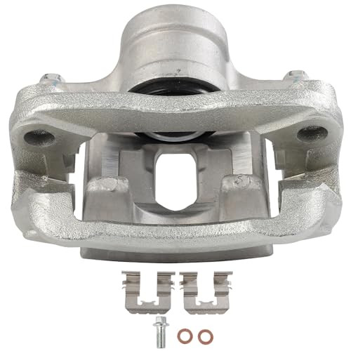 Image of 19B3203A Rear Left Disc Brake Caliper w /Bracket