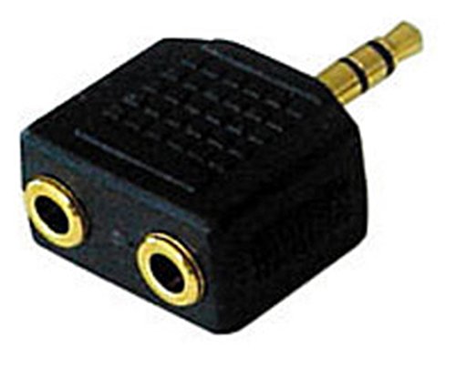 Image of LINDY 3.5mm Stereo Jack Male to 2 x 3.5mm Stereo Jack Female Audio Adapter