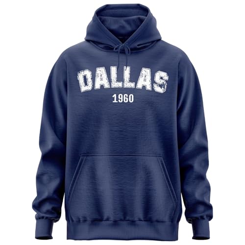 Dallas Hoodie for Men, Football Sports Hooded Sweatshirt Mens Unisex Style Apparel