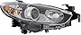 Evan Fischer Headlight Assembly Compatible with 2014-2017 Mazda 6 Halogen Passenger Side