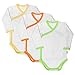 Produktbild Baby Baumwoll Langarm Unisex Body zum Wickeln, 3er-Pack (68 / 6-9 Monate)