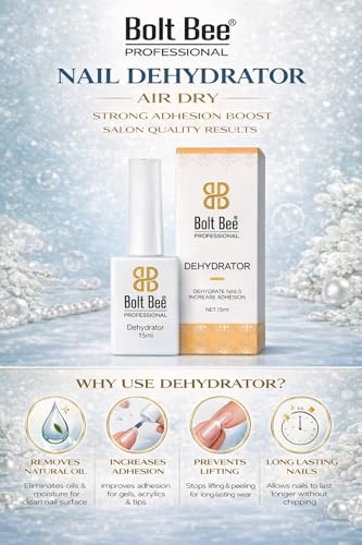 Image of Bolt Bee Nail Prep Dehydrator - Professional Nail Dehydrator for Acrylic, Gel & Press-On Nails - Removes Oil & Moisture for Better Adhesion - Fast-Drying, Air Dry Formula - 15ml