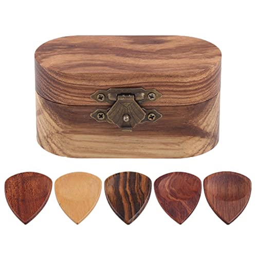 Sakamura Médiators en Bois | 5 médiators en Bois Massif avec 1 Support – Cadeaux périphériques de Guitare électrique pour Femmes, Hommes, garçons, Filles, Enfants, Enfants - Les Beatles, Paul McCartney, John Lennon, RIngo Starr, George Harrison Sakamura Médiators en Bois | 5 médiators en Bois Massif avec 1 Support - Cadeaux périphériques de Guitare électrique pour Femmes, Hommes, garçons, Filles, Enfants, Enfants