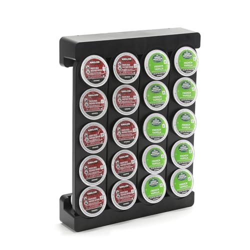 SYSYLY Coffee Pod Storage Wall-Mounted Holder Organizer Compatible with 20
