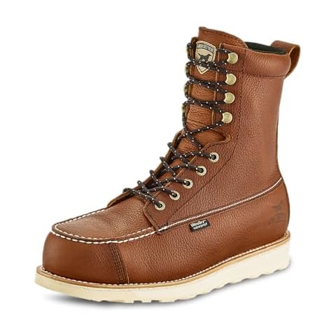 Irish Setter, Wingshooter ST, Men's, 8", Waterproof, Non-Metallic Safety Toe, Work Boot, Amber, 10.5 D (Medium) Cover