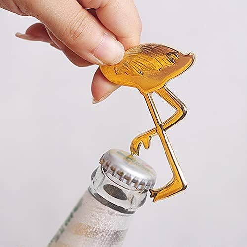 Miniatura 6 de Abrebotellas portátil de acero inoxidable, abrebotellas de cerveza con forma de flamenco, abrebotellas de cerveza para mujeres y hombres, regalo