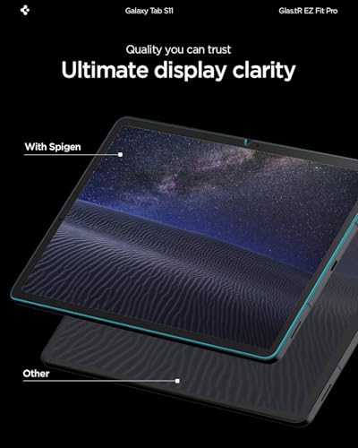 Image of Spigen EZ Fit Pro Tempered Glass Screen Protector Guard for Galaxy Tab S11 [1 Pack]