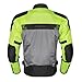ScorpionEXO Vortex Air Men's Mesh Reflective Motorcycle Riding Jacket Abrasion Resistant with CE-Rated Armor (Hi-Vis - X-Large)