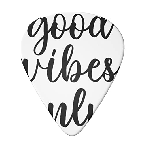 Good Vibes Only Lot de 6 médiators pour guitare acoustique, guitare électrique, basse, ukulélé – fins, moyens et épais. - Les Beatles, Paul McCartney, John Lennon, RIngo Starr, George Harrison Good Vibes Only Lot de 6 médiators pour guitare acoustique, guitare électrique, basse, ukulélé – fins, moyens et épais. – Image 4
