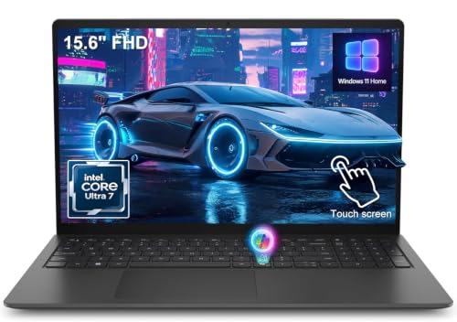 Image of Dell 15 Touchscreen Laptop, Intel Ultra 7 255U, 16GB DDR5 RAM, 1TB SSD