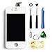Select Replacement Digitizer and Touch Screen LCD Assembly for White Apple iPhone 4 (Fits CDMA Verizon/Sprint iPhone 4 only) + Repair Tool Kit White