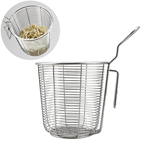 EIKS Spider Strainer Stainless Steel Wire Deep Basket for Hot Pot Cooking Spaghetti Pasta Noodles Dumpling - Rinsing, Straining, Draining Application