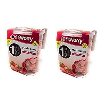 Dont Worry Meringues Cookies - Strawberry - 2 pack