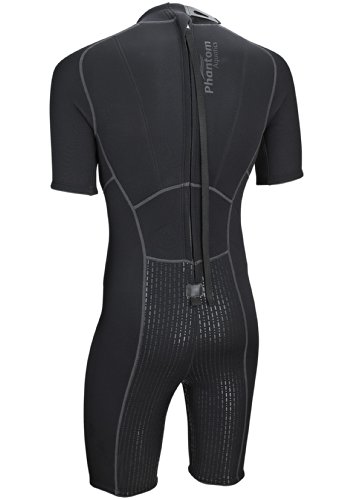 Phantom Aquatics Men's Marine Shorty Wetsuit, Black, Large #TOP1