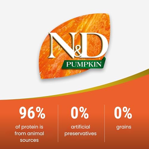 Farmina N & D Grain Free Puppy Mini agnello,Zucca e Mirtillo gr.800 Kürbisformel
