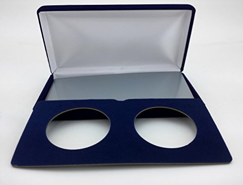 Estuche Presentación Blue Velvet para 2 Monedas Air-Tite miniatura 3