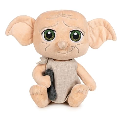 Play by Play Harry Potter Magische Freunde Plüsch Dobby sitzender Hauself - Höhe 16 cm - Mehrfarbig - 760025447